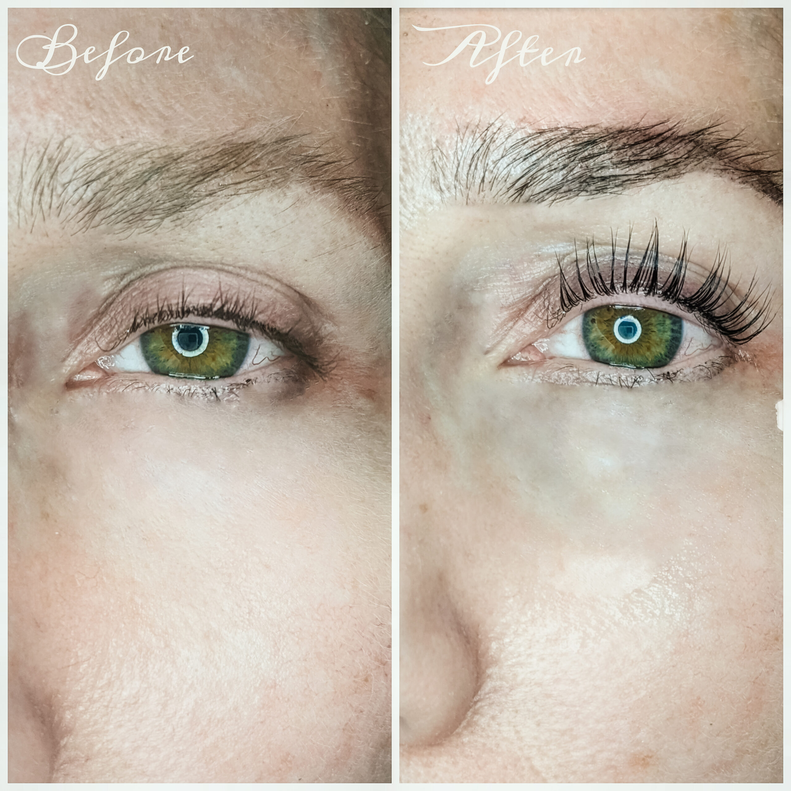 Lash Lift & Tint at Bewitched Esthetics Before and After