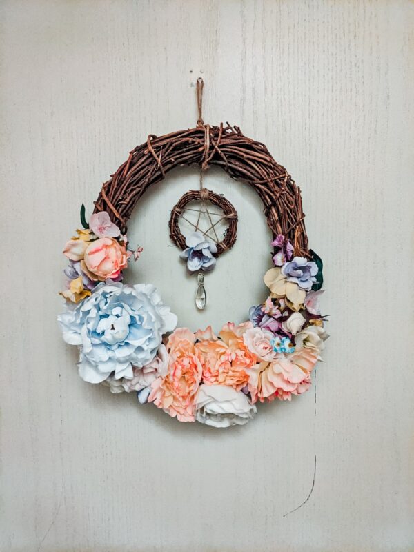 Ostara Floral Suncatcher Wreath shop image